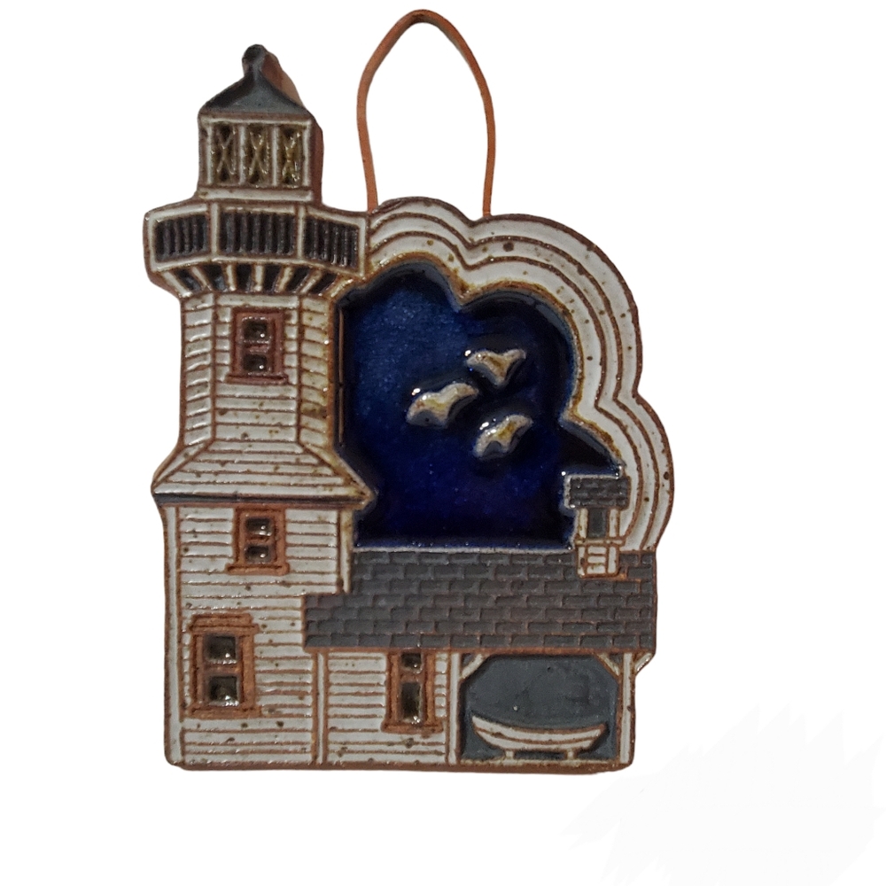Victoria Littlejohn Ceramics Lighthouse Wall Hanging Trivet